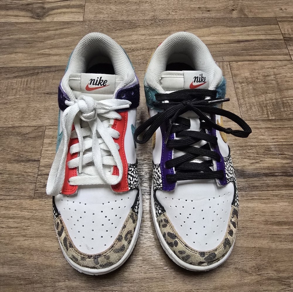 Nike Wmns Dunk Low SE 'Safari Mix' Low-top Women Sz 7.5 DN3866-100 - Picture 2 of 9